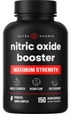 NutraChamps Nitroxide Supplement, L- Arginin, L Citrullin Malat, AAKG, Pine Bark, Grape Seed Extract, Extra Strength Nitrooxide Booster, Nitrooxide Pills, Strength, Energy, Blood Flow