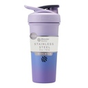 BlenderFlaske Sport Sleek Isoleret rustfrit stål Rykker Flaske med Wire Whisk, 25-Ounce, Lavender Ombre - Protein Shakes & Hydration for Atleter & Fitness Enturasts, Easy Mixing, Slim Easy to Hold, Keeps Drinks Cold, Lockable Lid