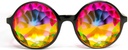 GloFX Xtra Lite Kaleidoscope Glasser - 124; Letvægts glas krystal EDM Festival Diffraktion Glasser
