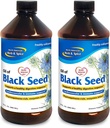 NORDAMERICAN HERB & SPICE Black Seed Oil - 16 fl oz, pakke af 2 - fordøjelsesstøtte og immunforsvar - non-GMO - 192 Total Servering