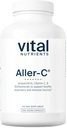 Vital Nutrients Aller- C - 124; Vegan Respiratory and Sinus Function Support * - 124; Isoquercitrin, Bromelain, Bioflavonoider, & Vitamin C - 124; Gluten, Dairy, Soy Free Supplement - 124; 200 Kapsler