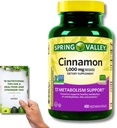 Forår Valley kanel Kosttilskud - 1.000mg, 400 Vegetære kapsler + 'Nutritional Guide'