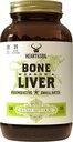 HEART & SOIL - Grass- Fed Bone Marrow og oksekød lever supplement - 3000mg, Decickated orgel Blend for Mood, Bone, Fælles, Tissue, Hud Sundhed - Non-GMO, Allergen- Free - 180 Kapsler