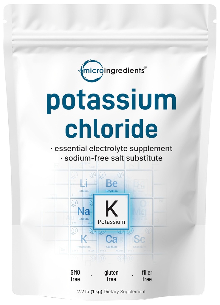 Kaliumchlorid pulver, 1 KG (35 Ounce)