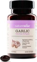 NatureWise Odorless hvidløg piller - med Royal Bee Jelly & Pollen - Urtetilskud for hjerte sundhed + immunsystem + antioxidanter - Gluten Free, Non- GMO - 60 Softgels [2-måned Supply]