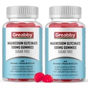 Magnesium Glycinat Gummies 500 mg til voksne sovende støtte, Chewable Magnesium Gummies til kvinder & mænd, Muskel Relief & Magnesium Supply (120 Gummies)