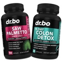 Saw Palmetto til kvinder hårtab & Colon Cleanser - DHT Blocker til kvinder vækst & 15 dag Colon Cleanse Intestinal Detox piller - Pure Saw Palmetto hårtab supplement tarm bevægelse kapsler