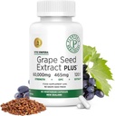 Grape Seed Extract 500 mg med 93% Polyphenoler - 120: 1 60 000 mg Styrke, 60 kapsler - 2 Måneders Tilgang - GMO & Gluten Free - Polyphenoler Ekstrakter