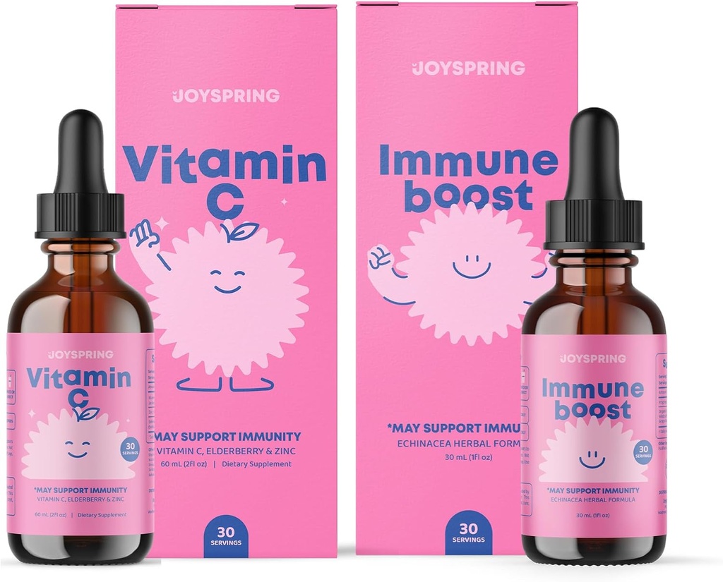 JoySpring immun- og C-vitamin-dråber til børn