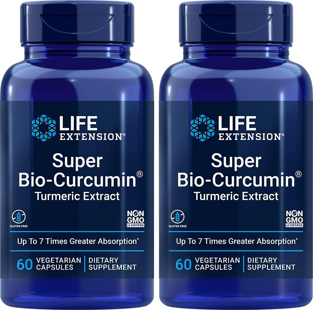 Life Extension Bio- Curcumin Elite 400 mg 60 Vegetariske kapsler (2 Pack)