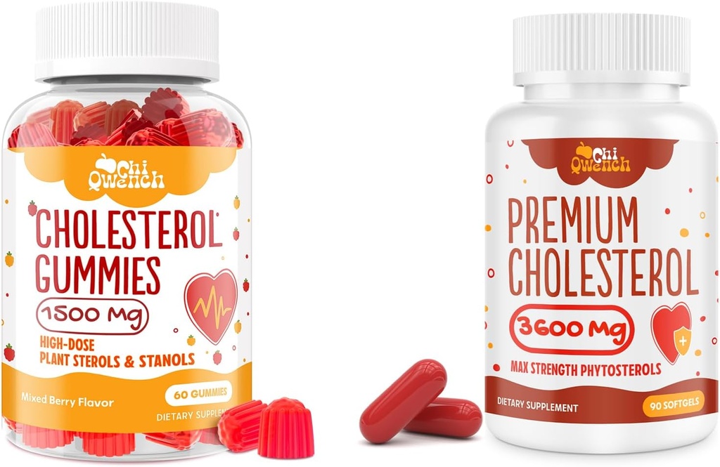14-1- Cholesterol Complex Softels & Plant Sterol Rich Cholesterol Gummies til omfattende support