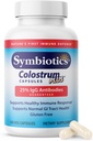 Symbiotika Colostrum 240ct Vegetabilske kapsler - Immunitetsunderstøttelse - Lactoferrin Supplement & Colostrum Protein med immunoglobulin - 25% lgG Antistoffer - Gluten Free