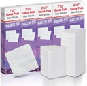 SORQU 1000 Gauze Pads 2x2 "- Soft Non- Woven 4- Ply til tandudtrækninger og tandprocedurer - Non-Steril Square Sponges for Førstehjælp, Kirurgisk, & Skøge Klædning (5 pakker af 200)