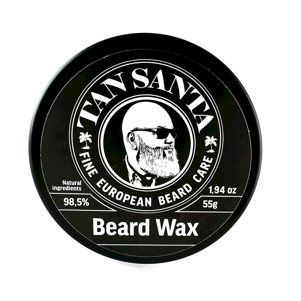 Beard Wax / Balm / Smør til mænd med Bergamot olie og bivoks - blødgøringsmiddel og fugtighedscreme til den moderne mand