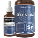 Selenium - 200 mcg, Selenomethionin Form, 300 Servering - Vegan, Glas flaske, Gær fri - Sublingual flydende koncentrat - Antioxidant, Understøtter Immunitet, Thyroid Sundhed (2 oz.)