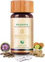 Biogetica Pilesolve Natural Herbal tillæg med lakrids og ingefær - ikke-GMO - 100% Vegan Ayurveda supplement pulver