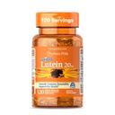 Puritan 's Pride Premium Lutigold ™ Lutein Carotenoid 20mg med Zeaxanthin til mænd og kvinder, Kosttilskud til øjensundhedssupport, 8 måneder Supply, 120 Easy- to- Swallow Softels