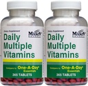 Daily Multiple Vitamin Compare to One A Day Essentials Multivitamin Multimineral Supplement 365 tabletter per flaske pakke med 2 Total 730 tabletter