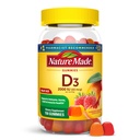 Nature Made Vitamin D3 2000 IE Per Serving Gummies, Knogler, Tænder, Muskel og Immun Health Support, 75 dages forsyning, 150 Vitamin D Gummies til voksne