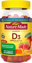 Nature Made Vitamin D3 2000 IU Per Serving Gummies, Bone, Teeth, Muscle and Immune Health Support, 75 Day Supply, 150 Vitamin D Gummies for Adults