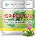 Ekstra styrke Tea Tree Balm til hud - Atleter Foot Cream - Jock Itch Cream til mænd og kvinder - Ringorm Cream - Ideel til Itchy, tør hud - hurtig fungerende læge Formuleret Tea Tree Foot Cream (2oz)
