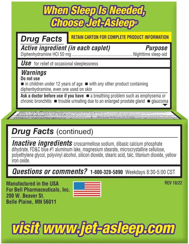 Dobbelt styrke Nighttime Sleep- Aid 100 Greve