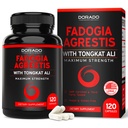Fadogia Agrestis og Tongkat Ali Supplement Performance Blend - (120 kapsler) - Maksimal styrke - Drive, Atletisk Performance & Muskelmasse - Gluten Free, Non- GMO, Vegan Kapsler - USA Made