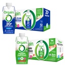 Orgain Clean Protein Shake, Grass Fed Dairy, Vanilla Bean (pakke med 12) og Orgain Organic Nutritional Protein Shake, Jordbær & Cream (pakke med 12)