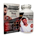 Yngre Strong Har og Beard Grow 100% Natural Extracts 60 Tablets