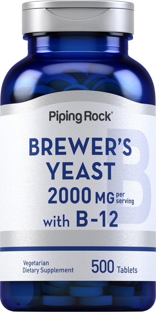 Piping Rock Brewer 's Gær tabletter 2000mg
