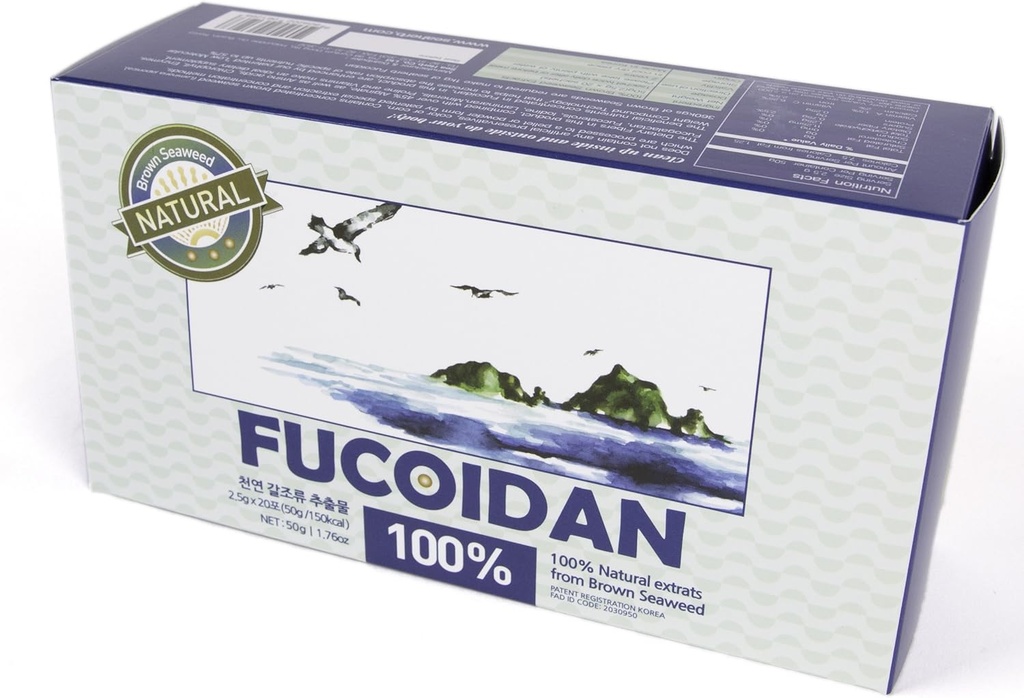 100% Natural Brown Seaweed Extract Fucoidan USFDA Passed (ID-kode 2030950) [Powder Type] (50g)