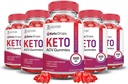 Justified Laboratories (5 Pack Keto Drops Keto ACV Gummies Formel 1000MG Keto Drops Keto Gummies Apple Cider Vinagar Formuleret med Pomegranate Beet Juice Powder B12 Vegan Non GMO 300 Gummys