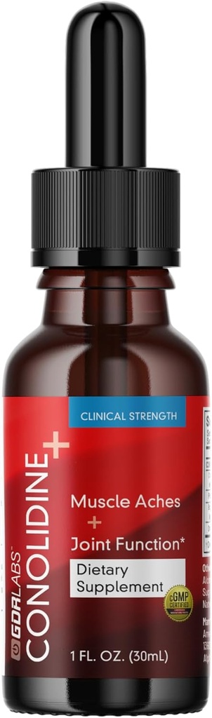 Officiel Conolidine + Relief Support Kosttilskud - Klinisk Styrke