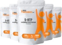 BulkSupplements.com 5- HTP Powder - 5- Hydroxytryptophan, 5 HTP Supplement - 5- HTP 200mg, Mood Support - Gluten Free, 200mg per Serving, 5kg (11 lbs) (Pack of 5)