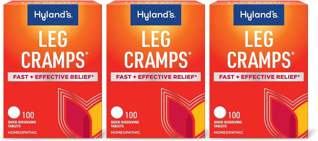Hyland ben kramper, relief af ben, kalv, Charley Heste, og fod kramper, 100 Quick- Opløsning tabletter 3- Pack (300 i alt)