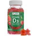 Vitamin D3 Gummies 5000 IE 125mcg D3 Gummies - Support Immunsupport, Stærk Bone Health - Non- GMO, Gluten- Free, Dairy- Free, Vitamin D Gummy (120 Greve)