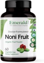 NØDSITUATIONER Noni Fruit - fordøjelsesmiddel, antioxidant & immunforsvar supplement - Tilbud Kostfibre til Gut Health - 60 grøntsagskapsler (30- dages forsyning)