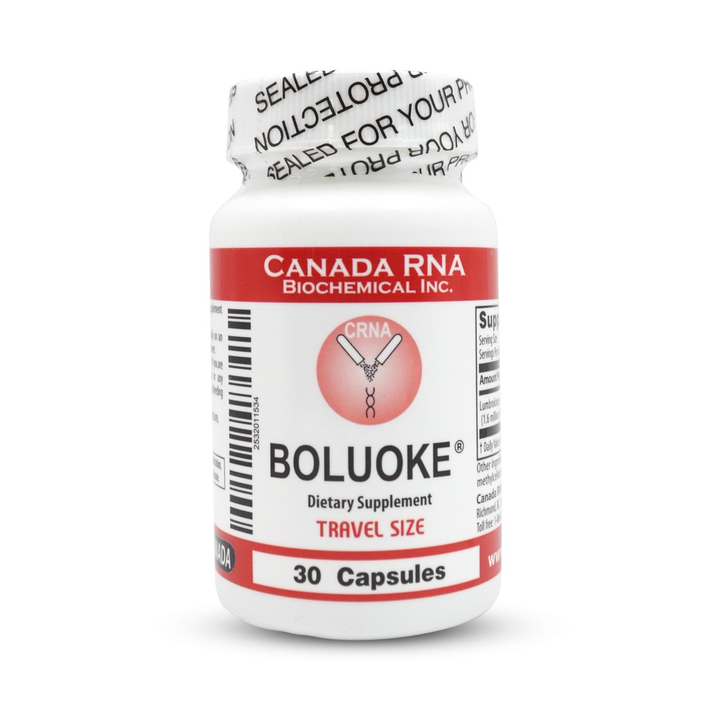 Boluoke Canada RNA (Lumbrokinase) for Circulatory Health, 30 caps
