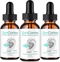 ZenCortex Tinnitus Relief for Ringende Øre Drops, Zen Cortex Tinnitus Supplement ZenCortex Sund Øre Support Supplement - Maksimal styrke Advanced Formel ZenCortex Drops Anmeldelser (3 Pack)
