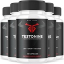 rize laboratorier (5 Pack) Testonine Mand tillæg, Testonine kapsler til mænd, Testonine maksimal styrke Formel, Testonine All- Natural Pill for Muscle Power, Testonine anmeldelser (300 Kapsler)