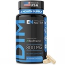 EFFEKTIV NUTRA Dim Supplement 300mg med BioPerine - Ekstra styrke Østrogen Blocker til mænd og kvinder - Hormone & Metabolisme Support - 2 måneders forsyning
