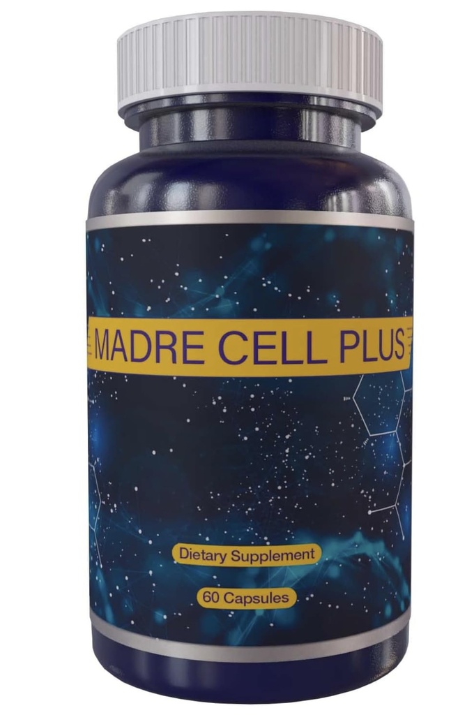 MADRE CELL PLUS - Stamcelle lavet af purest AFA, Gluten Free - 60 kapsler Formel Avanzada Natural AFA Stamcelle Kosttilskud 500mg