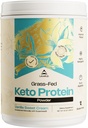 LevelUp Keto Protein, med collagen peptider, energigivende MCT, Whey isolere protein, Ketogen protein pulver supplement - Vanilla Sweet Cream