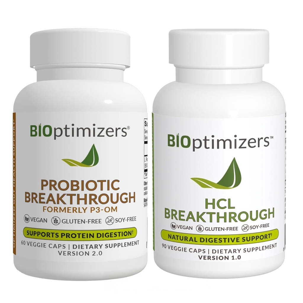 BiOptimizer - P3-OM (60 kapsler) og HCL Breakthrough (90 kapsler) Supplement bundle