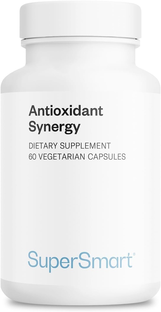 Supersmart - Antioxidant Synergy - med Tumerisk Curcumin & Alpha Lipoic Acid Note 124; Non- GMO & Gluten Free - 60 vegetariske kapsler
