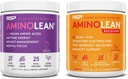 RSP NUTRITION Vegan AminoLean Pre Workout Energy (Acai 25 Servings) with AminoLean Recovery Post Workout Boost (Blood Orange 30 Servings)