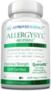 Godkendte Science Allergysyl - Lavere intensitet af sæsonallergier, Boost Immunity, rig på antioxidanter - Vegansk Friendly - 60 kapsler - Made in USA
