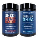 Sheer Strength Labs nitrogenoxid + DHEA 100mg - nitrogenoxid supplement - bedste nitrogenoxid supplement for mænd og DHEA supplement for mænd DHEA 100mg