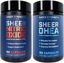 Sheer Strength Labs nitrogenoxid + DHEA 100mg - nitrogenoxid supplement - bedste nitrogenoxid supplement for mænd og DHEA supplement for mænd DHEA 100mg