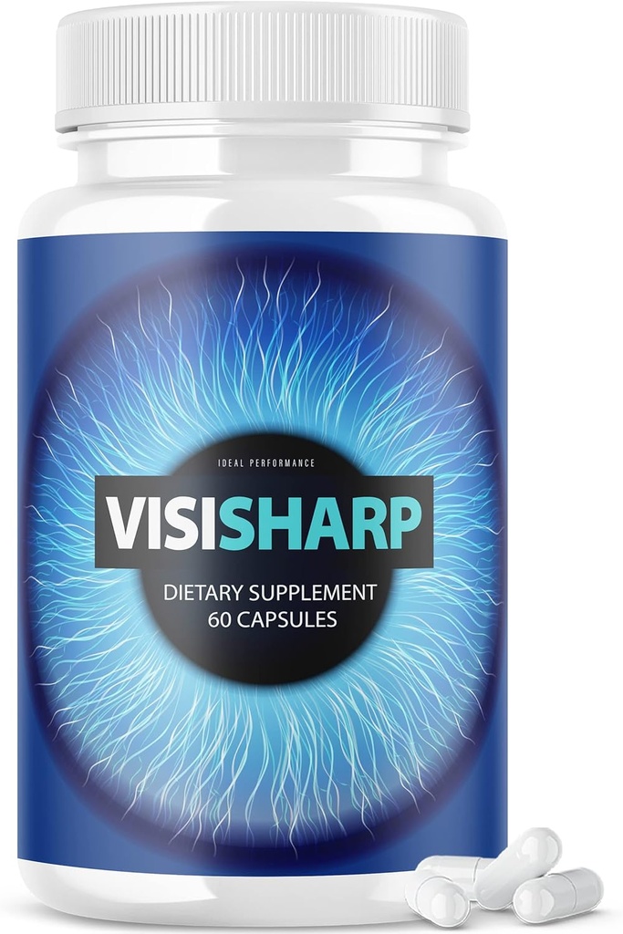 Visicharp Advanced Eye Health Formel for Eyes Pills Visi Sharp Supplement (60 kapsler)